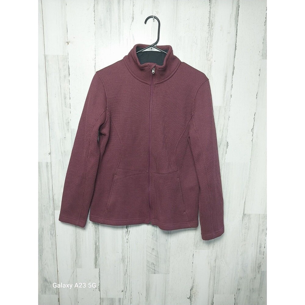 SPYDER ENDURE STRYKE Knit Mid Weight Jacket Maroon Large